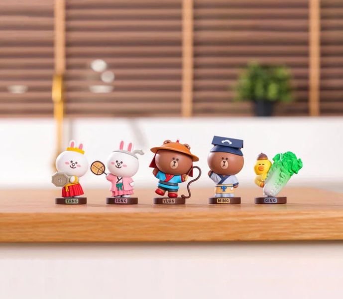 PerkunasStudio 盒玩 Line Friends X 國立故宮博物院100週年紀念 全5種 一中盒5入販售 PerkunasStudio 盒玩 Line Friends X 國立故宮博物院100週年紀念 全5種 一中盒5入販售