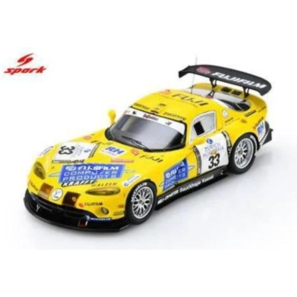 (預購) Spark 1/43 Chrysler Viper GTS-R No.33 Zakspeed Motorsport Winner Nurburgring 24H 2001 43NUR1994 20260816 Spark 1/43 Chrysler Viper GTS-R No.33 Zakspeed Motorsport Winner Nurburgring 24H 2001 43NUR1994