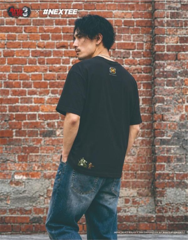 NEXTee 合金彈頭MetalSlug Prisoner短袖T恤 黑&白 NEXTee 合金彈頭MetalSlug Prisoner短袖T恤 黑&白