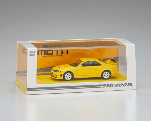 KYOSHO京商 日產 NISSAN NISMO SKYLINE GTR R33 400R with Lighting 發光端設備搭載 黃色 07128LY KYOSHO京商 日產 NISSAN NISMO SKYLINE GTR R33 400R with Lighting 發光端設備搭載 黃色 07128LY