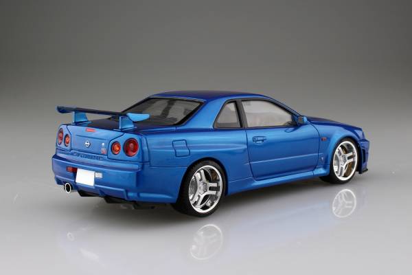 AOSHIMA / 青島 / 1/24 / 頭文字D / 星野好造 / BNE34 日產 Skyline GT-R AOSHIMA,青島,1/24,頭文字D,星野好造,BNE34,日產,Skyline,GT-R