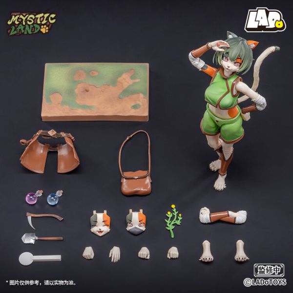 Ladotoys 1/12 ERA-002 冒險小隊 三花貓娘 托尼婭 採藥師樣式 可動完成品 Ladotoys 1/12 ERA-002 冒險小隊 三花貓娘 托尼婭 採藥師樣式 可動完成品