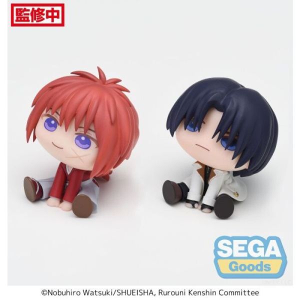 SEGA 景品 神劍闖江湖 坐姿迷你公仔 緋村劍心＆四乃森蒼紫 一套2入販售 SEGA 景品 神劍闖江湖 坐姿迷你公仔 緋村劍心＆四乃森蒼紫 一套2入販售