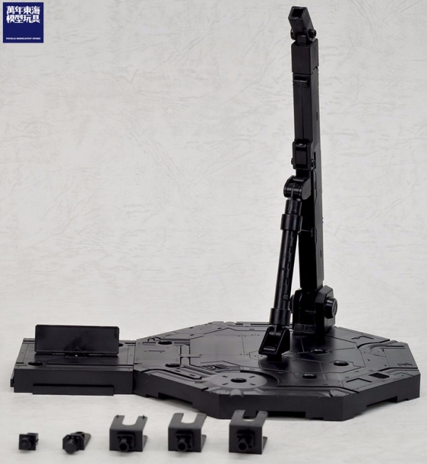 BANDAI 1/144 1/100 Action Base 1 鋼彈模型 地台型支撐架 腳架 黑色 組裝模型 BANDAI,1/144,1/100,Action,Base,1,鋼彈,模型,地台型,支撐架,腳架,黑色,組裝模型,