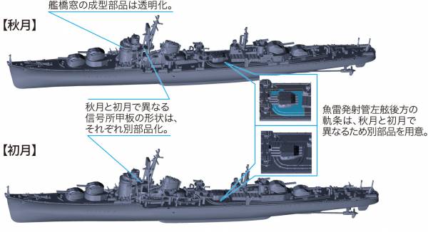1/700 驅逐艦 秋月 初月 1944 捷一號作戰 全艦底 FUJIMI 艦NEXT16 日本海軍 富士美 組裝模型 1/700,艦NX,NEXT,日本海軍,驅逐艦,秋月,初月,雷伊泰灣海戰,捷一號作戰,1944,
