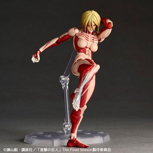 (預購) [再販] KAIYODO 海洋堂 REVOLTECH 驚奇山口 進擊的巨人 女巨人 亞妮 可動完成品 20250930 (預購) [再販] KAIYODO 海洋堂 REVOLTECH 驚奇山口 進擊的巨人 女巨人 亞妮 可動完成品