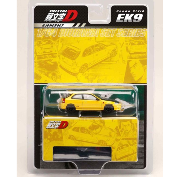(預購) HOBBY JAPAN 1/64 本田 Diorama Set Series Honda CIVIC (EK9) Todo School / Initial D 舘 智幸VS藤原拓海 對戰場合 20261027 HOBBY JAPAN 1/64 本田 Diorama Set Series Honda CIVIC (EK9) Todo School / Initial D 舘 智幸VS藤原拓海 對戰場合