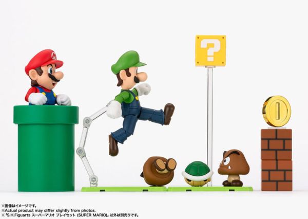 (預購) BANDAI S.H.Figuarts SHF 超級瑪利歐 遊玩套組DX (Re:PACKAGE) 可動完成品 (預購) BANDAI S.H.Figuarts SHF 超級瑪利歐 遊玩套組DX (Re:PACKAGE) 可動完成品