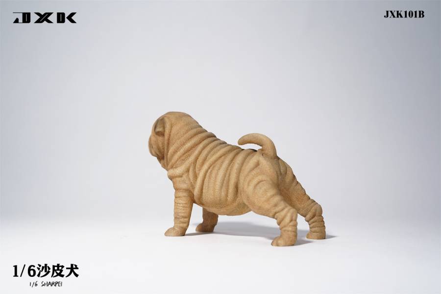 JXK 1/6 沙皮犬 動物系列 塗裝完成品 全4種 分別販售 JXK,1/6,沙皮犬,動物系列,塗裝完成品,全4種,分別販售,