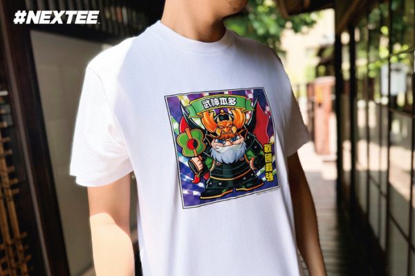 NEXTee KIRAKIRABUSI 武神本多 短袖T恤 白色 NEXTee KIRAKIRABUSI 武神本多 短袖T恤 白色