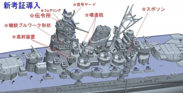 1/700 戰艦 武藏 全艦底 FUJIMI 艦NX2 富士美 全艦底 組裝模型 艦NEXT2 FUJIMI,1/700,NEXT,全艦底,戰艦,武藏,