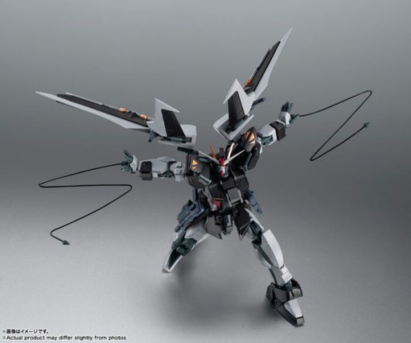 BANDAI ROBOT魂 SIDE MS GAT-X105E+AQM/E-X09S 漆黑攻擊鋼彈 ver. A.N.I.M.E. BANDAI ROBOT魂 SIDE MS GAT-X105E+AQM/E-X09S 漆黑攻擊鋼彈 ver. A.N.I.M.E.