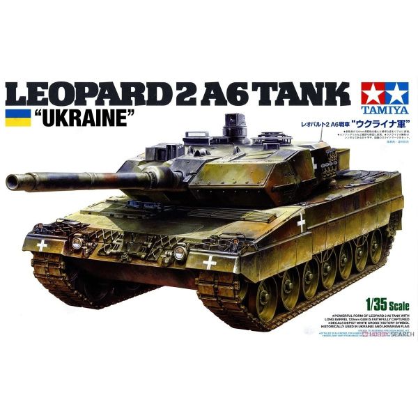 TAMIYA 田宮模型 25207 1/35 烏克蘭 Leopard 2A6 豹2A6 戰車 坦克車 TAMIYA 田宮模型 25207 1/35 烏克蘭 Leopard 2A6 豹2A6 戰車 坦克車