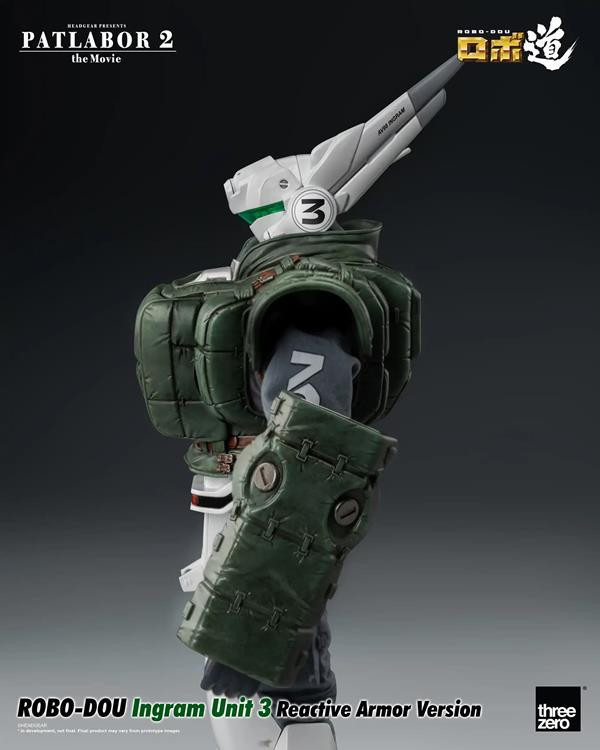 threezero 機動警察劇場版Ⅱ ROBO-DOU 英格倫3號機反應裝甲 可動完成品 threezero 機動警察劇場版Ⅱ ROBO-DOU 英格倫3號機反應裝甲 可動完成品