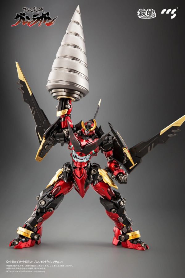 CCSTOYS 天元突破 紅蓮螺巖 合金可動完成品 CCSTOYS 天元突破 紅蓮螺巖 合金可動完成品