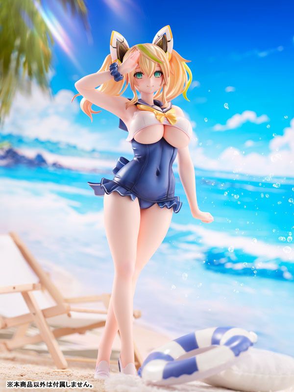 Amakuni 1/7 夢幻之星2es 涼風的潔妮 暑假 PVC完成品 Amakuni 1/7 夢幻之星2es 涼風的潔妮 暑假 PVC完成品