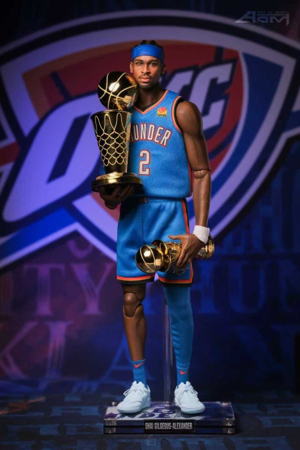 (預購) Aom: 1/6 OKC 雷霆 SGA Shai Gilgeous-Alexander 總冠軍賽 FMVP 限量套裝 附領獎金色球鞋 可動完成品 20251113 Aom: 1/6 OKC 雷霆 SGA Shai Gilgeous-Alexander 總冠軍戰 FMVP 限量套裝 附領獎金色球鞋 可動完成品