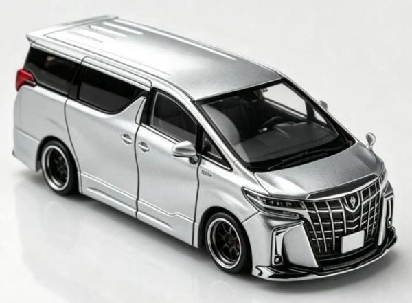 (預購) ModelModel 1/64 豐田 Toyota Alphard customized Version Liquid Metallic Silver MM64-Alphard-004 20260811 ModelModel 1/64 豐田 Toyota Alphard customized Version Liquid Metallic Silver MM64-Alphard-004