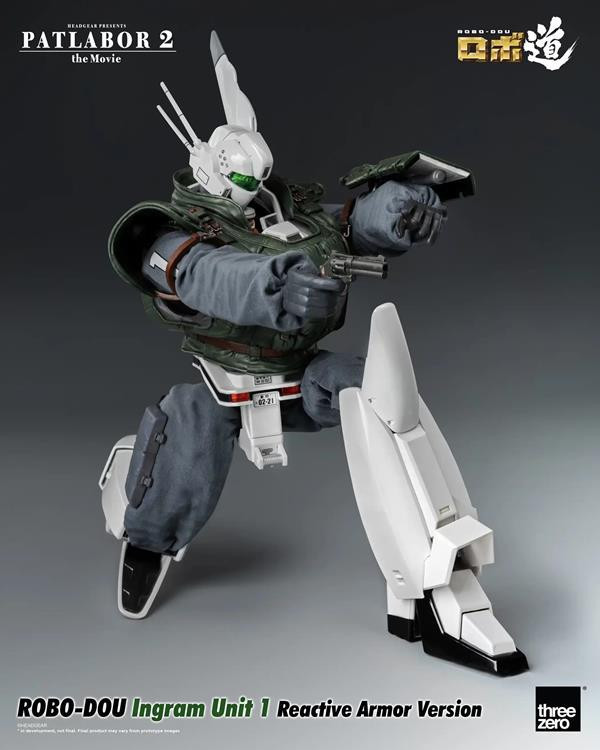 threezero 機動警察劇場版Ⅱ ROBO-DOU 英格倫1號機反應裝甲 可動完成品 threezero 機動警察劇場版Ⅱ ROBO-DOU 英格倫1號機反應裝甲 可動完成品