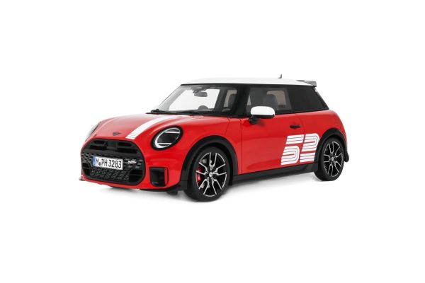(預購) OTTO 1/18 迷你 MINI COOPER JCW 1965 VICTORY EDITION CHILI RED 2026 20261027 OTTO 1/18 迷你 MINI COOPER JCW 1965 VICTORY EDITION CHILI RED 2026