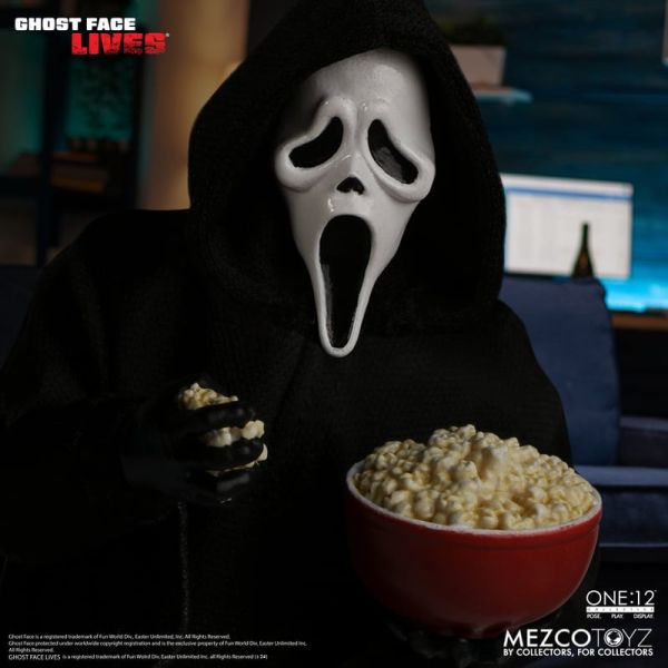MEZCO TOYZ One:12 Collective 驚聲尖叫 鬼臉 Ghost Face 可動完成品 MEZCO TOYZ One:12 Collective 驚聲尖叫 鬼臉 Ghost Face 可動完成品