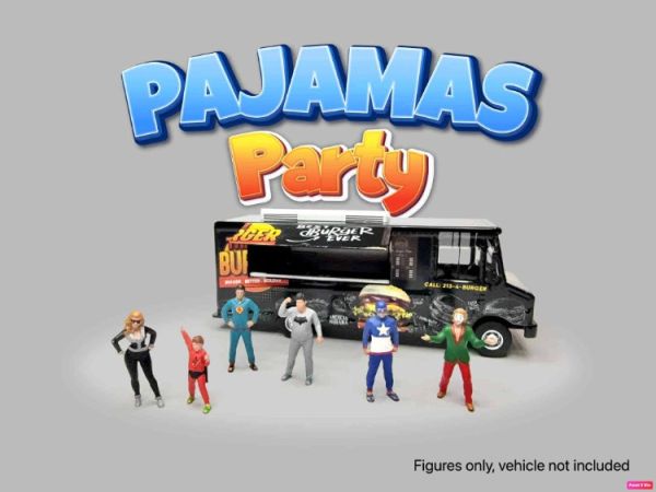 (預購) American Diorama OST 1/64 Figure Set: Pajamas Party AD-2436 20251203 American Diorama OST 1/64 Figure Set: Pajamas Party AD-2436