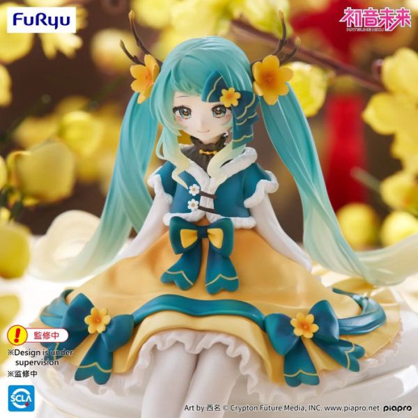 Furyu 景品 初音未來 泡麵蓋公仔 2025新年ver. 2508 Furyu 景品 初音未來 泡麵蓋公仔 2025新年ver.