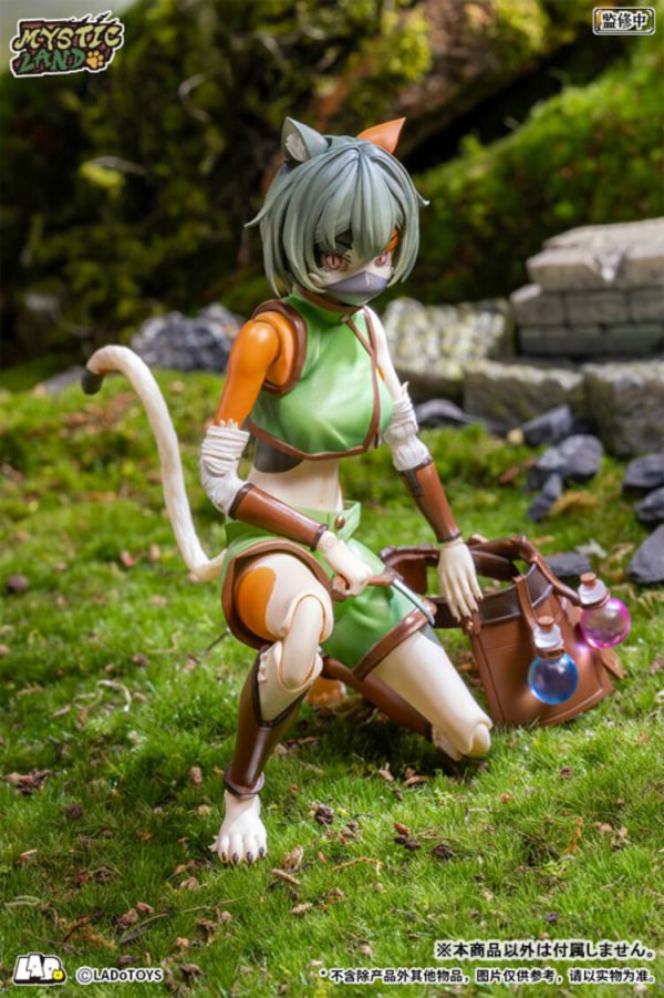 Ladotoys 1/12 ERA-002 冒險小隊 三花貓娘 托尼婭 採藥師樣式 可動完成品 Ladotoys 1/12 ERA-002 冒險小隊 三花貓娘 托尼婭 採藥師樣式 可動完成品