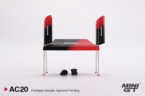 MINIGT 1/64 ADVAN圍場帳篷場景組 Paddock Service Tent Set - ADVAN MINIGT 1/64 ADVAN圍場帳篷場景組 Paddock Service Tent Set - ADVAN