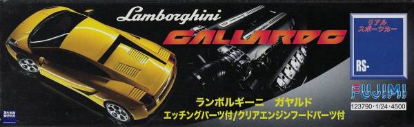 1/24 Lamborghini Gallardo DX 付蝕刻片 FUJIMI RSSP 富士美 組裝模型 FUJIMI,1/24,RS,林寶堅尼,Gallardo,DX,蝕刻片,組裝模型