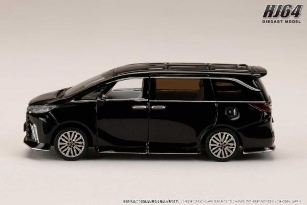 (預購) Hobby JAPAN 1/64 凌志 Lexus LM 500h Customized Version 奢華運兵車高級訂製版 4人座白內裝(右駕) 石墨黑 HJ644076ABK 20260319 Hobby JAPAN 1/64 凌志 Lexus LM 500h Customized Version 奢華運兵車高級訂製版 4人座白內裝(右駕) 石墨黑 HJ644076ABK