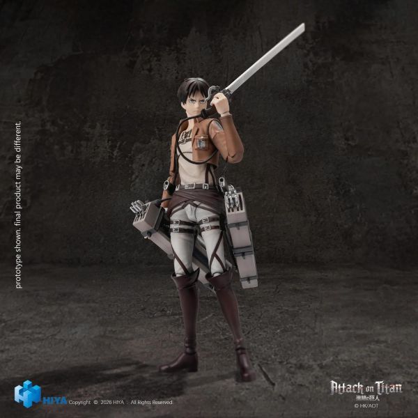 (預購) Hiya E.B.S. 1/12 進擊的巨人1~3季 艾連·葉卡 EBA0448 可動完成品 20261221 Hiya E.B.S. 1/12 進擊的巨人1~3季 艾連·葉卡 EBA0448 可動完成品