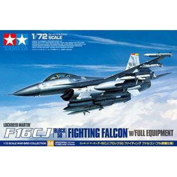TAMIYA 田宮模型 60788 1/72 F-16/CJ 全裝備式樣 戰鬥機 組裝模型 TAMIYA 田宮模型 60786 1/72 F-16CJ BLOCK 50 戰鬥機 組裝模型