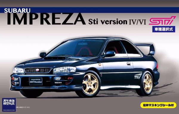 1/24 速霸陸 SUBARU IMPREZA Sti Ⅳ Ⅵ FUJIMI ID99 富士美 組裝模型  EVO鯊 鯊鯊 FUJIMI,1/24,ID,SUBARU,IMPREZA,STI,