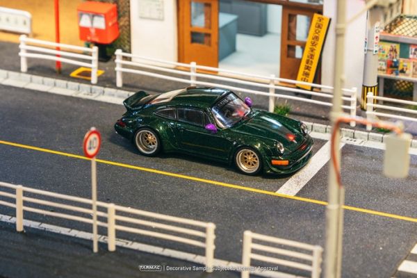 TARMAC WORKS 1/64 保時捷 Porsche RWB 964 Green T64-037-GR TARMAC WORKS 1/64 保時捷 Porsche RWB 964 Green T64-037-GR