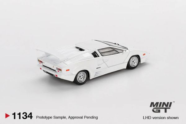 (預購) MINIGT 1/64 藍寶堅尼 Lamborghini Countach 25th Anniversary White MGT01134-L (預購) MINIGT 1/64 藍寶堅尼 Lamborghini Countach 25th Anniversary White MGT01134-L