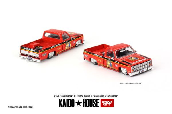 KAIDO HOUSE x MINIGT 1/64 雪佛蘭 Chevrolet Silverado TAMIYA x KAIDO HOUSE Clod Buster KAIDO HOUSE x MINIGT 1/64 雪佛蘭 Chevrolet Silverado TAMIYA x KAIDO HOUSE Clod Buster