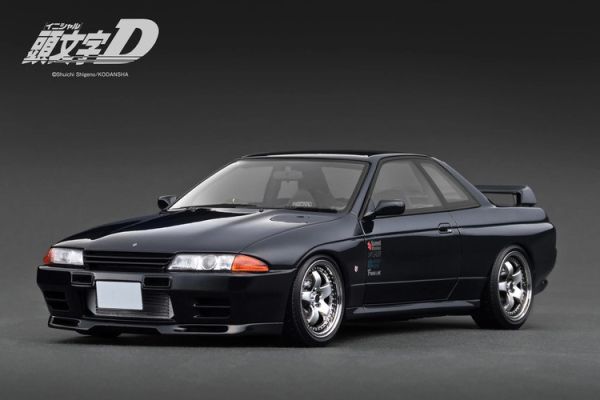 ignition model 1/18 頭文字D INITIAL D 日產 Nissan Skyline GT-R V-SpecII (BNR32) Black 中里毅 ignition model 1/18 頭文字D INITIAL D 日產 Nissan Skyline GT-R V-SpecII (BNR32) Black 中里毅