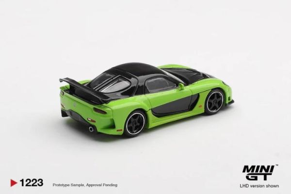 (預購) [吊卡版] MINIGT 1/64 馬自達 Mazda RX-7 VeilSide Fortune7 Green LHD MGT01223-BL 20260409 [吊卡版] MINIGT 1/64 馬自達 Mazda RX-7 VeilSide Fortune7 Green LHD MGT01223-BL
