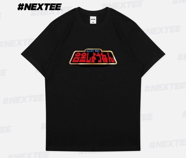NEXTee 翻轉模玩系列 合金少年NO.1 短袖T恤 黑色 NEXTee 翻轉模玩系列 合金少年NO.1 短袖T恤 黑色
