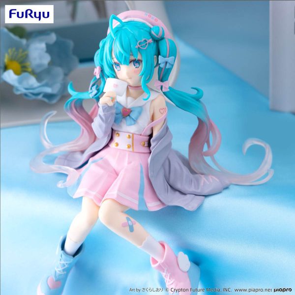 FURYU 景品 初音未來 Love Sailor 泡麵蓋公仔 暗色ver. 杯麵蓋 泡麵蓋 FURYU 景品 初音未來 Love Sailor 泡麵蓋公仔 暗色ver. 杯麵蓋 泡麵蓋