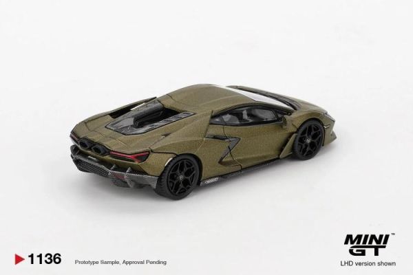 (預購) [吊卡版] MINIGT 1/64 藍寶堅尼 Lamborghini Revuelto Verde Gea Matte LHD MGT01136-BL 20260129 [吊卡版] MINIGT 1/64 藍寶堅尼 Lamborghini Revuelto Verde Gea Matte LHD MGT01136-BL