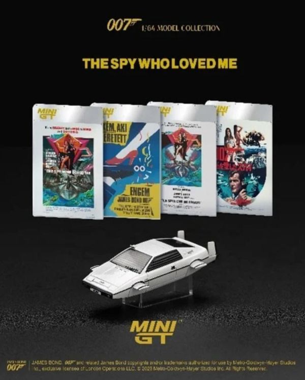 (預購) [吊卡版] MINIGT 1/64 蓮花 Lotus Esprit S1 “The Spy Who Loved Me” Submarine MGT00920-007E RHD 20260709 [吊卡版] MINIGT 1/64 蓮花 Lotus Esprit S1 “The Spy Who Loved Me” Submarine MGT00920-007E RHD