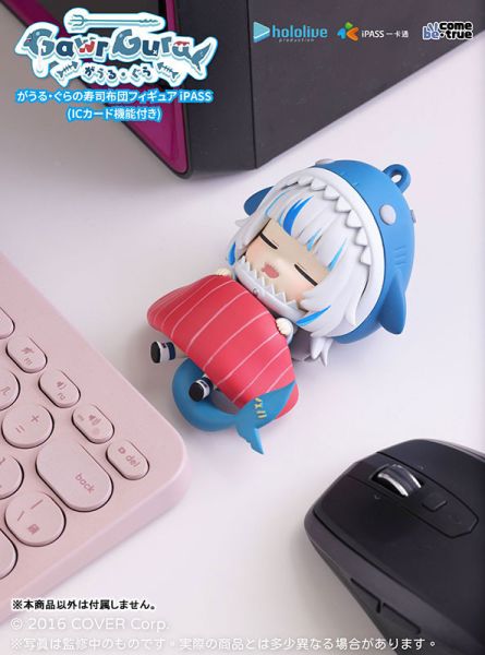 Hololive production Gawr Gura 壽司小被被造型一卡通 (鮪魚) Hololive production Gawr Gura 壽司小被被造型一卡通 (鮪魚)