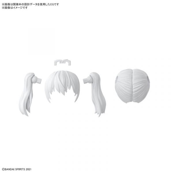 BANDAI 30MS 髮型配件套組 Vol 5 全4種 組裝模型 BANDAI,30MS,髮型配件套組,Vol.5,全4種販售,