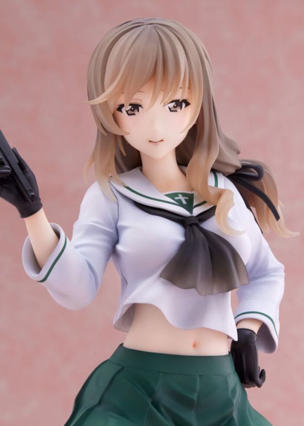 [再販] WAVE 1/7 少女與戰車 島田千代 大洗女子學園制服ver. PVC完成品 DT-193 [再販] WAVE 1/7 少女與戰車 島田千代 大洗女子學園制服ver. PVC完成品 DT-193