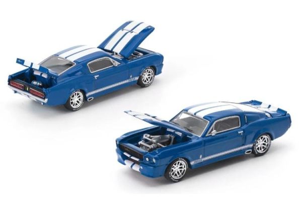(預購) POP RACE × TOKYO STATION 1/64 福特 SHELBY MUSTANG GT500 – Blue with White Stripes PRT002 20260511 POP RACE × TOKYO STATION 1/64 福特 SHELBY MUSTANG GT500 – Blue with White Stripes PRT002