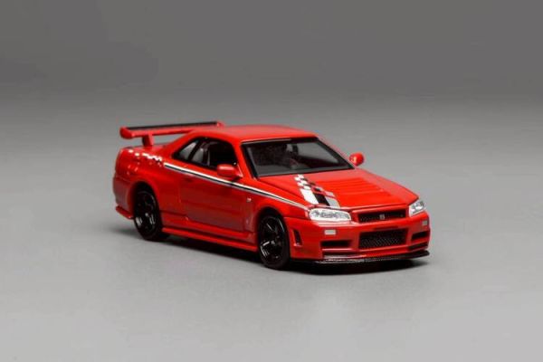 (預購) MOTORHELIX 1/64 日產 NISSAN SKYLINE GT-R (R34)NISMO 活力紅 (預購) MOTORHELIX 1/64 日產 NISSAN SKYLINE GT-R (R34)NISMO 活力紅