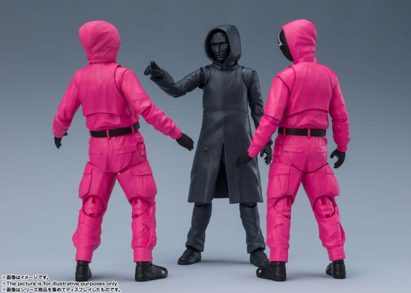 BANDAI S.H.Figuarts SHF 魷魚遊戲 工作人員 士兵 BANDAI,S.H.Figuarts,SHF,魷魚遊戲,工作人員,士兵,