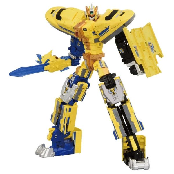 TAKARATOMY 新幹線變形機器人 變革世代 黃博士號 可動完成品 TAKARATOMY 新幹線變形機器人 變革世代 黃博士號 可動完成品